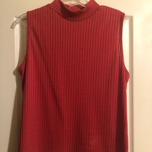 Sleeveless Mock Turtleneck